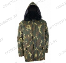Куртка утепленная КМФ с мех. воротником (ЦЕНУ УТОЧНЯЙТЕ)